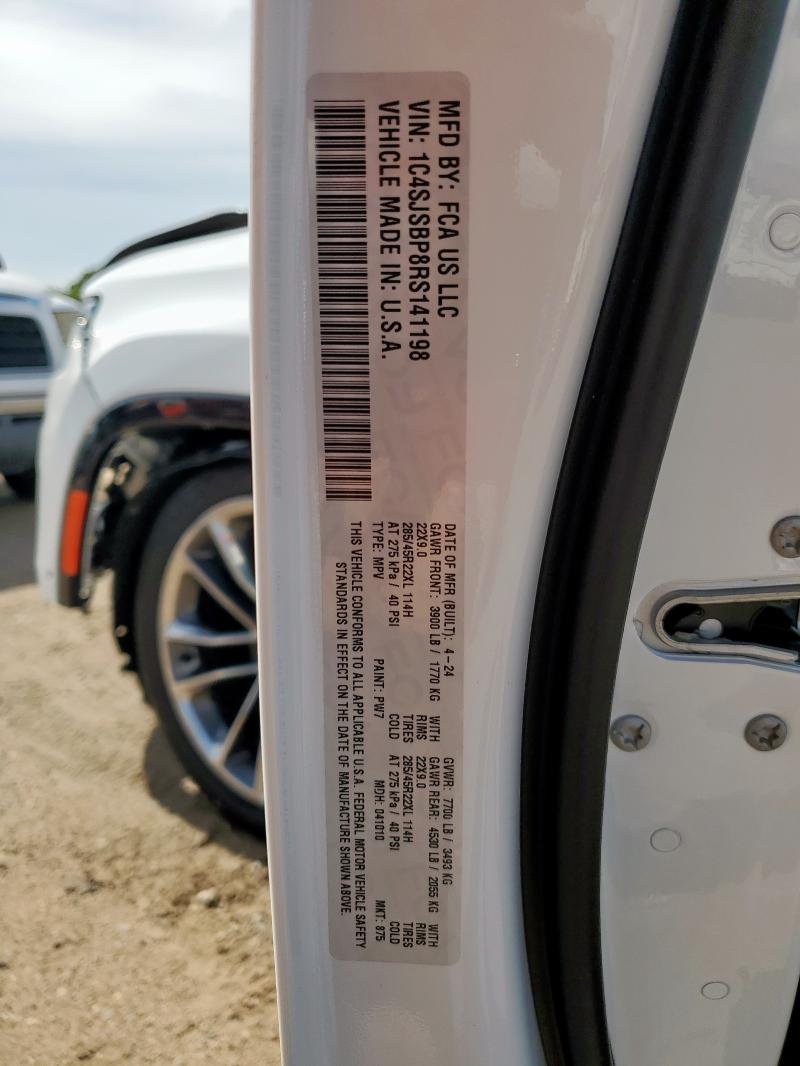 2024 JEEP WAGONEER L - 1C4SJSBP8RS141198