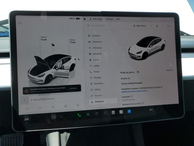 2023 TESLA MODEL 3 5YJ3E1EA3PF546213