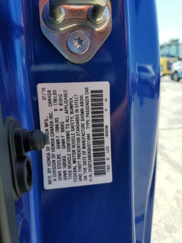2016 HONDA CIVIC LX - 2HGFC4B04GH311444