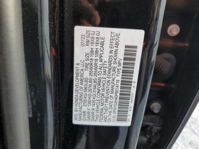 2023 HONDA PILOT EXL 5FNYG2H40PB014719