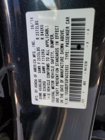 2015 ACURA TLX TECH 19UUB2F55FA002650