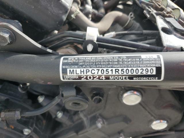 2024 HONDA CBR500 RA MLHPC7051R5000290