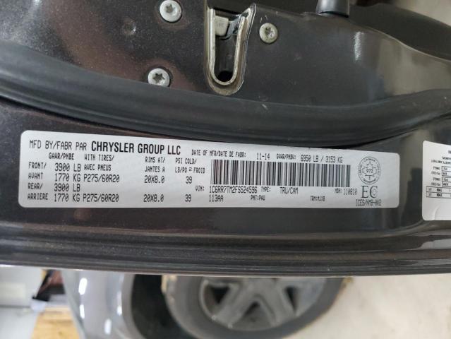 2015 RAM 1500 SLT - 1C6RR7TM2FS524596