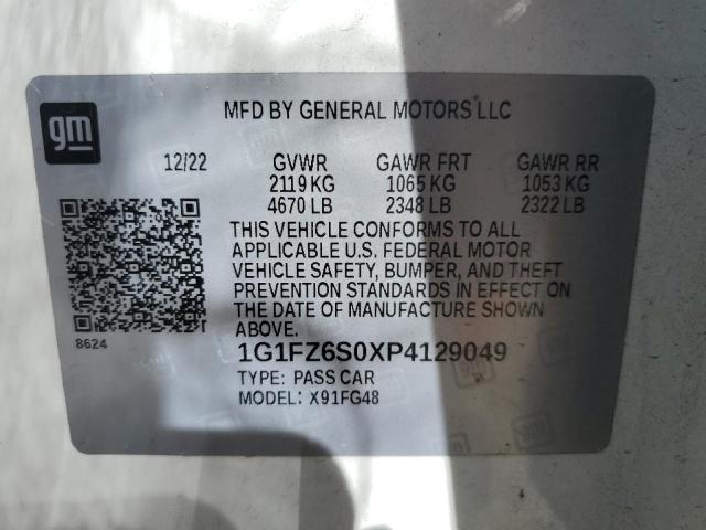 2023 CHEVROLET BOLT EUV P 1G1FZ6S0XP4129049