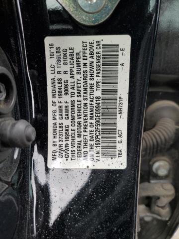 2016 HONDA CIVIC LX 19XFC2F59GE099418