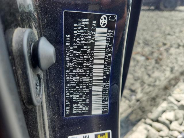 2020 TOYOTA COROLLA SE 5YFS4RCE6LP035872