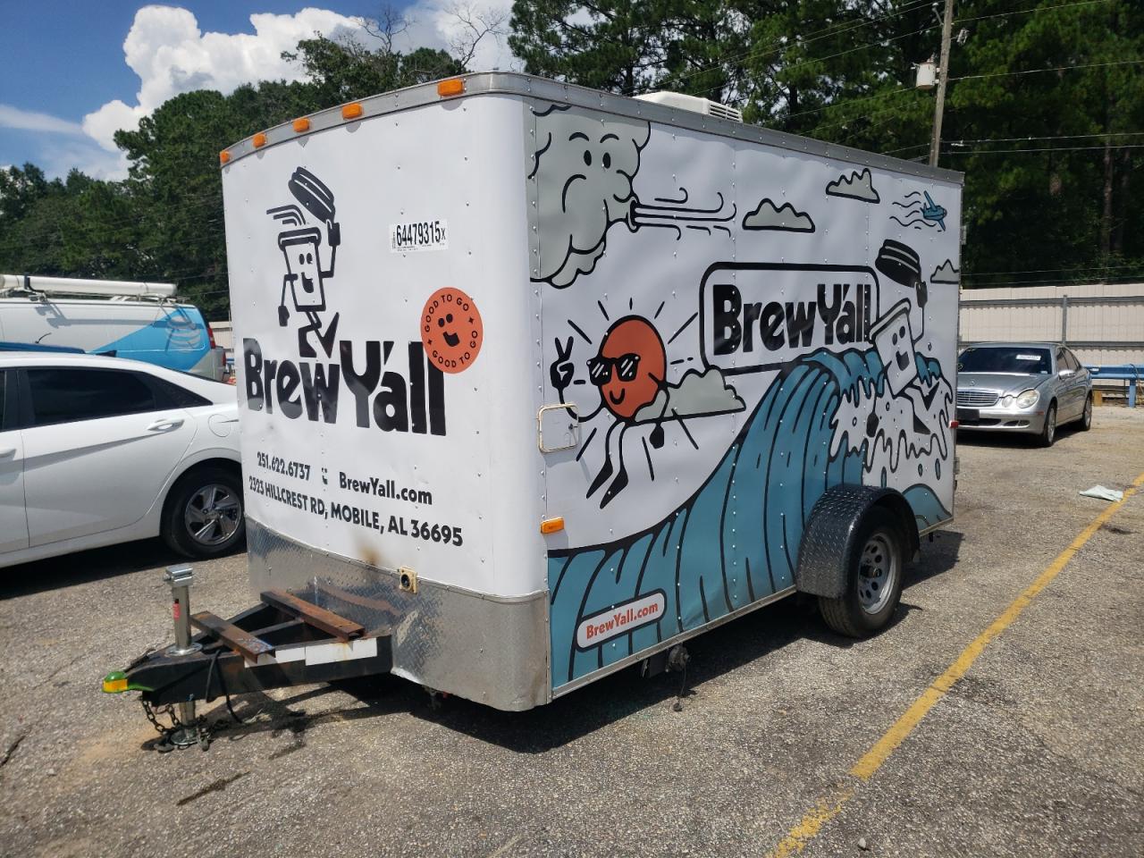 Lot #3303598935 2019 CARGOCRAFT ENCL TRLR