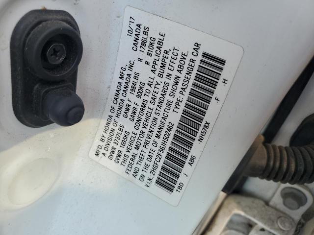 2018 HONDA CIVIC LX 2HGFC2F56JH502462