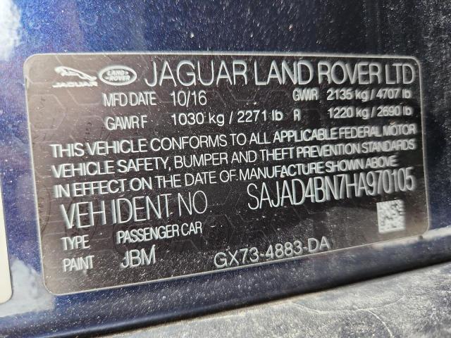 2017 JAGUAR XE PREMIUM SAJAD4BN7HA970105