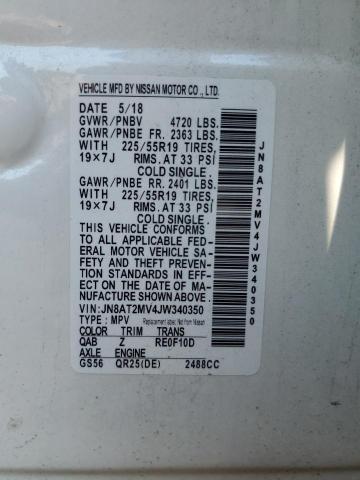 2018 NISSAN ROGUE S JN8AT2MV4JW340350