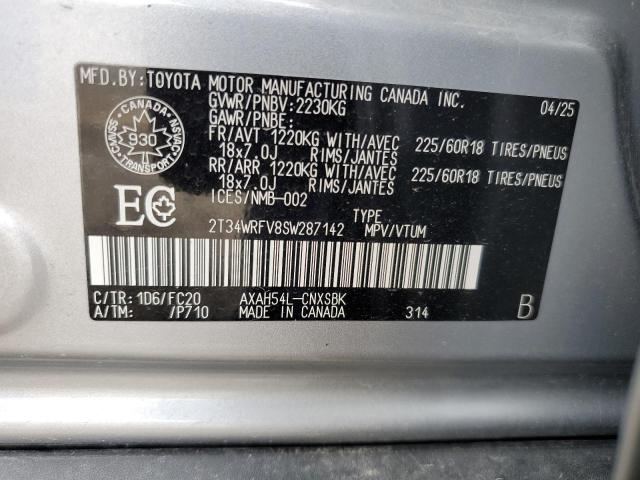 2025 TOYOTA RAV4 SE 2T34WRFV8SW287142