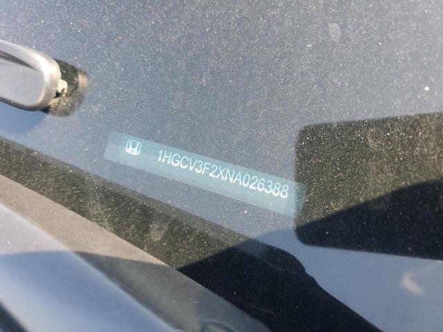 2022 HONDA ACCORD HYBRID SPORT 1HGCV3F2XNA026388