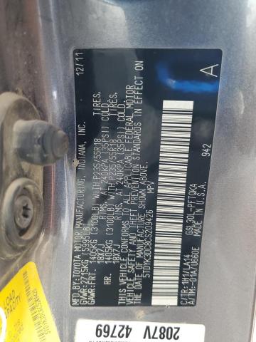 2012 TOYOTA SIENNA XLE - 5TDYK3DC8CS209426
