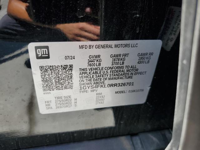 2024 CADILLAC ESCALADE S 1GYS4FKL0RR326701