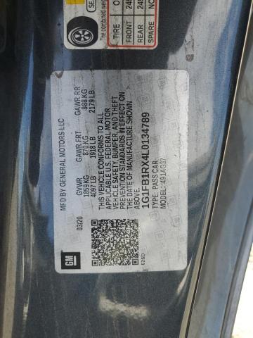 2020 CHEVROLET CAMARO LS - 1G1FB1RX4L0134789