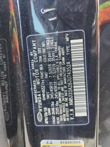 2018 HYUNDAI TUCSON VAL KM8J33A26JU743524