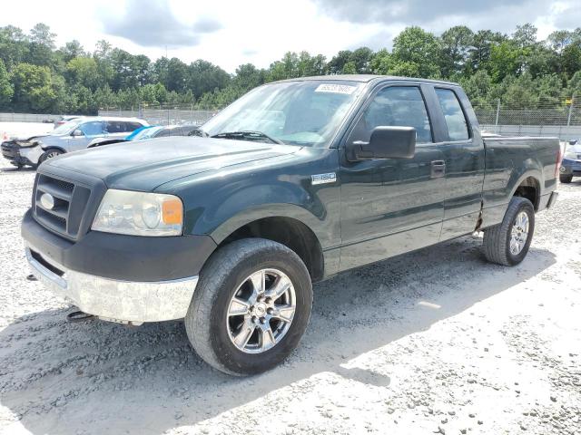 FORD F150 2006 green 4dr ext flexible fuel 1FTPX14V46NB52476 photo #1