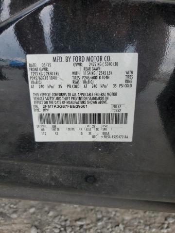 2015 FORD EDGE SE - 2FMTK3G87FBB39601