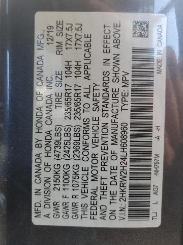 2020 HONDA CR-V LX 2HKRW2H24LH608960