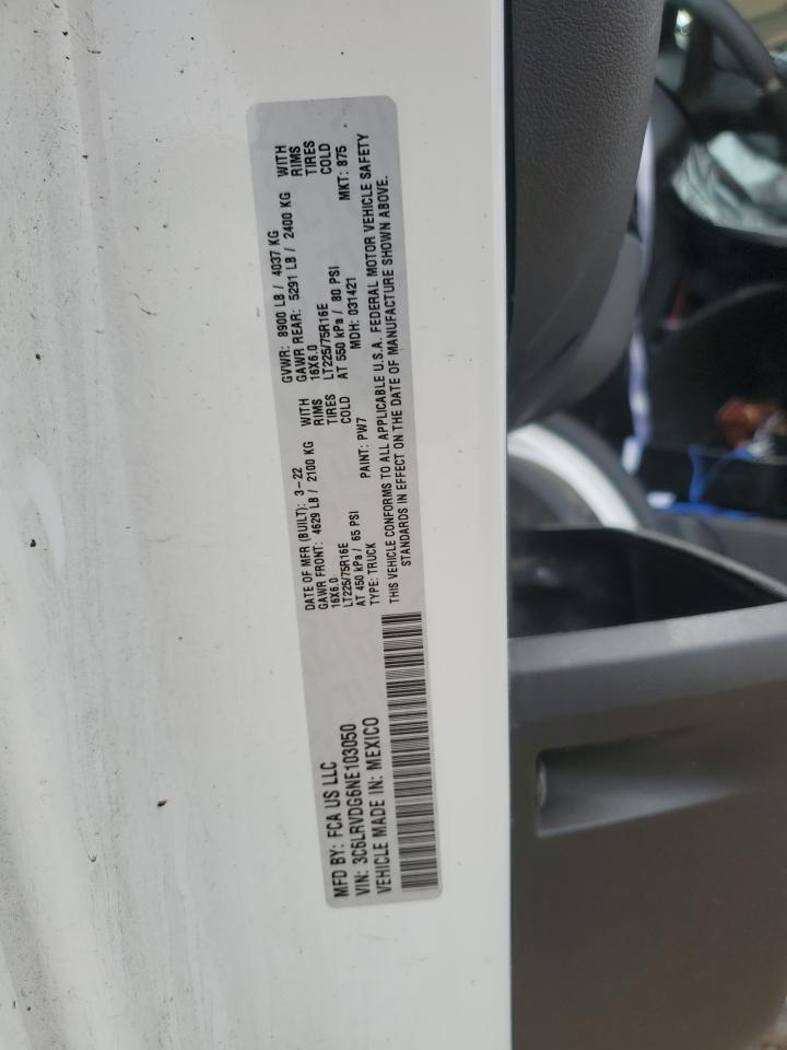 RAM PROMASTER 2500 HIGH