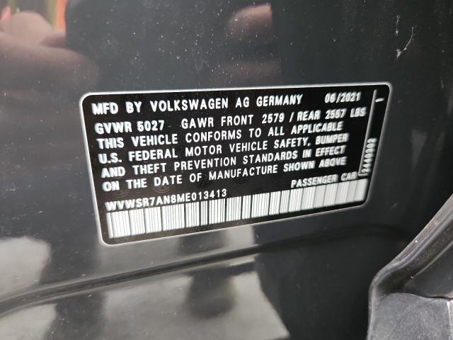 2021 VOLKSWAGEN ARTEON SEL WVWSR7AN8ME013413