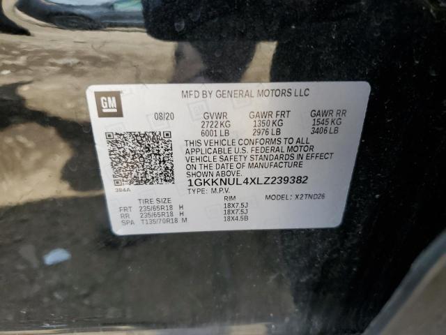 2020 GMC ACADIA SLT 1GKKNUL4XLZ239382