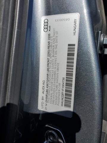 2015 AUDI A3 PREMIUM WAUACGFF1F1004736