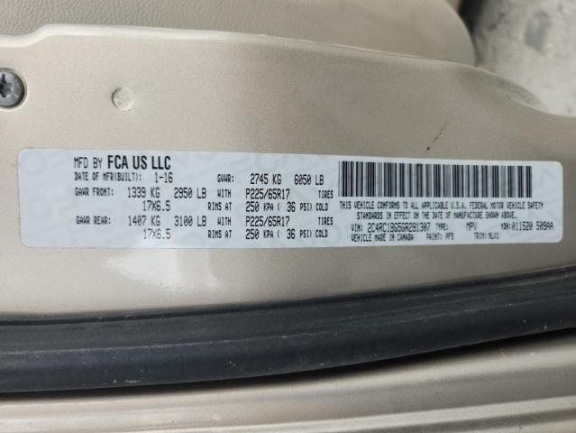 2016 CHRYSLER TOWN & COU - 2C4RC1BG5GR281307