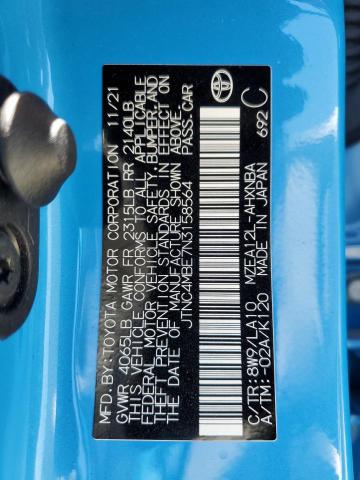 2022 TOYOTA COROLLA XS #3264998897