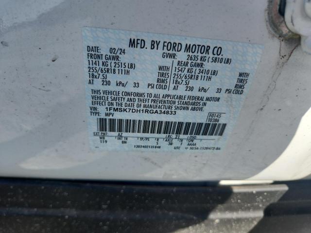 2024 FORD EXPLORER XLT 1FMSK7DH1RGA34833