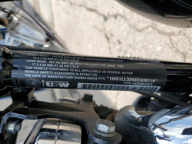 2014 HARLEY-DAVIDSON XL1200 T 1HD1LL326EC430114