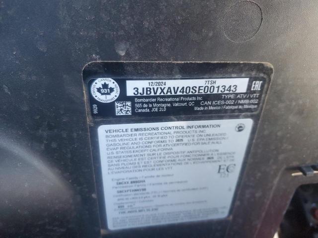 2025 CAN-AM MAVERIC X3 3JBVXAV40SE001343
