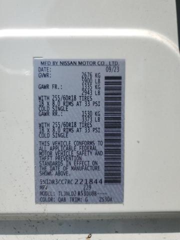 2024 NISSAN PATHFINDER 5N1DR3CC7RC221844
