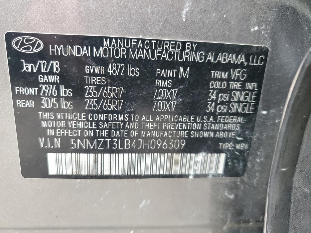 Hyundai Santa fe s 2018