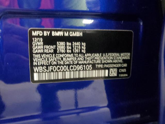 2020 BMW M5 BASE #3207024220