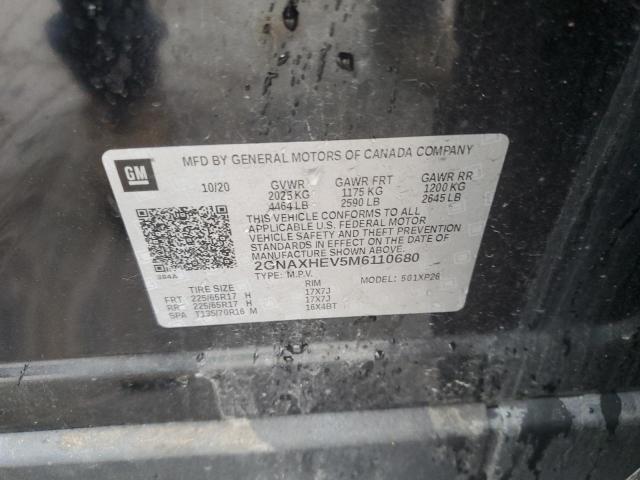 2021 CHEVROLET EQUINOX LS 2GNAXHEV5M6110680
