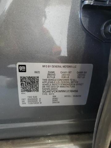 2021 BUICK ENCLAVE AV 5GAEVCKW9MJ238456