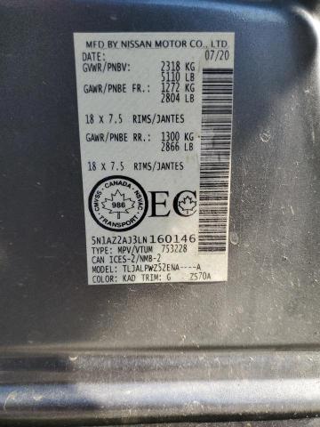 2020 NISSAN MURANO S - 5N1AZ2AJ3LN160146