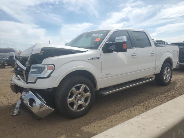 FORD F150 SUPER 2014 white  gas 1FTFW1ET1EKF92201 photo #1