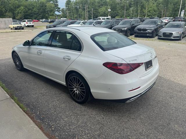 MERCEDES-BENZ C 300 4MAT 2022 white  gas W1KAF4HB9NR064191 photo #4