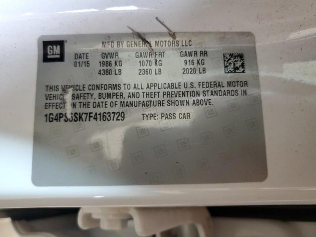 2015 BUICK VERANO 1G4PS5SK7F4163729