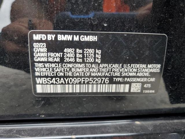 2023 BMW M3 COMPETI WBS43AY09PFP52976
