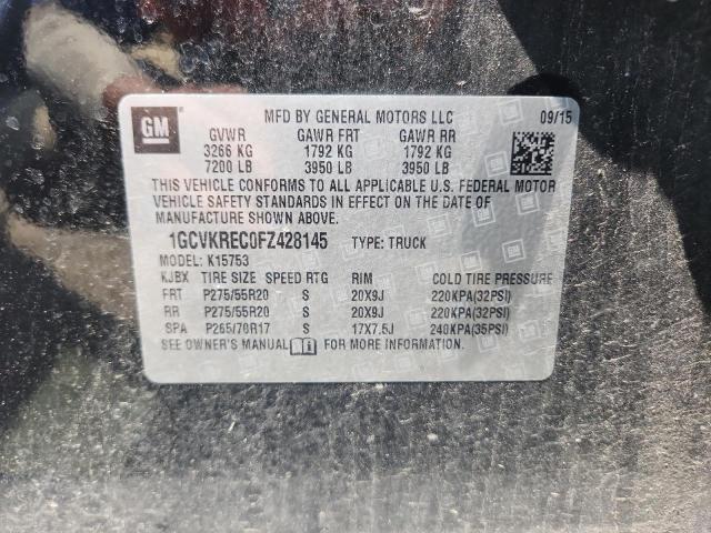 2015 CHEVROLET SILVERADO 1GCVKREC0FZ428145