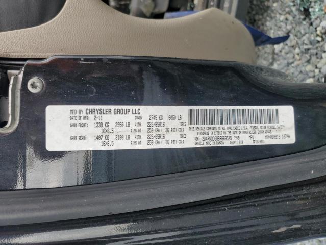 2011 DODGE GRAND CARA - 2D4RN3DG8BR668545