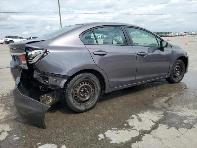 HONDA CIVIC LX 2014 gray  gas 19XFB2F58EE050601 photo #4