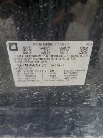 2016 CHEVROLET SILVERADO - 1GCVKNEC2GZ397975