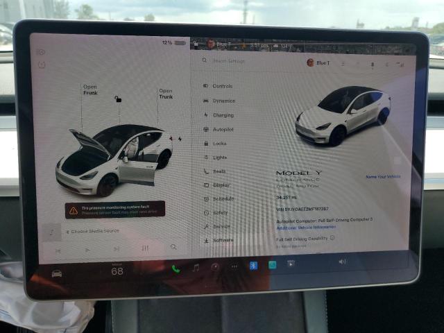 2021 TESLA MODEL Y 5YJYGAEE2MF187287