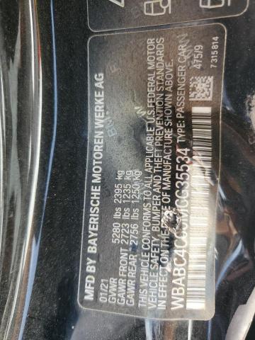 2021 BMW M850XI WBABC4C00MCG35534
