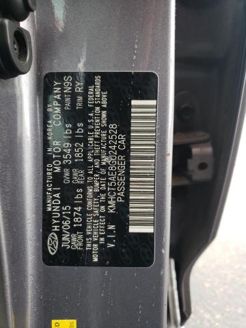 2016 HYUNDAI ACCENT SE KMHCT5AE8GU242528