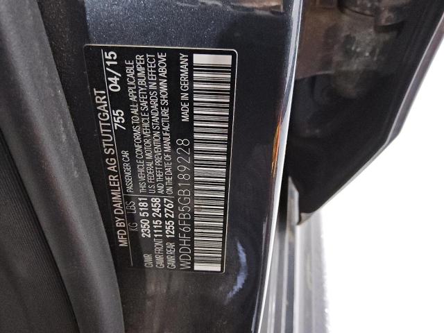 2016 MERCEDES-BENZ E 400 WDDHF6FB5GB189228